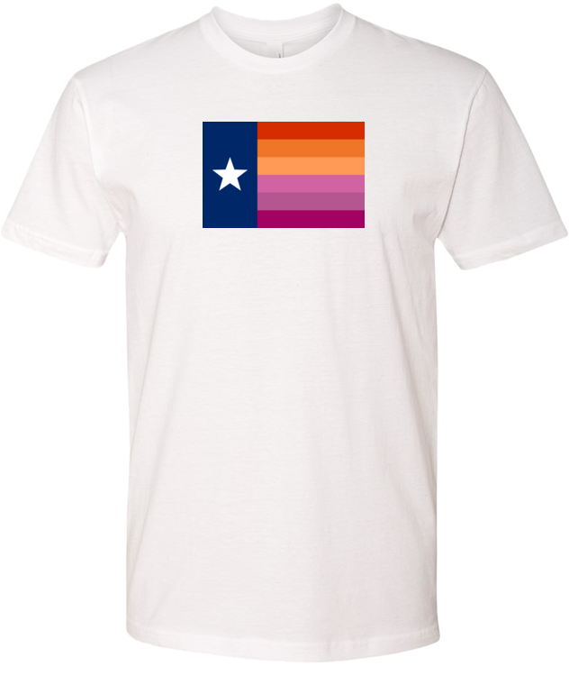 Texas Lesbian Flag Premium Unisex Tee